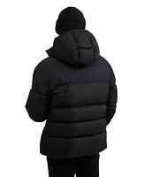 Pajar Men's Titan Mixed Media Puffer with Removable Hood