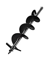 Yescom 6" 10" Earth Auger Bit Kit Bulb Planter Tool for Planting Flower Fence Post Spiral Hole Digger Gardening Project