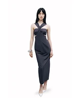 Nocturne Women's Cut-Out Detailed Midi Dress