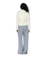 Belle & Bloom Women's Back Time Military Peacoat