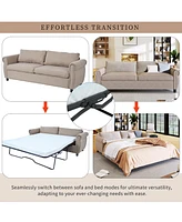 2-in-1 Sofa Bed Sleeper with Large Mattress for Living Room Spaces Bedroom