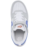 Nike Little Kids Court Borough Low Recraft Fastening Strap Casual Sneakers from Finish Line
