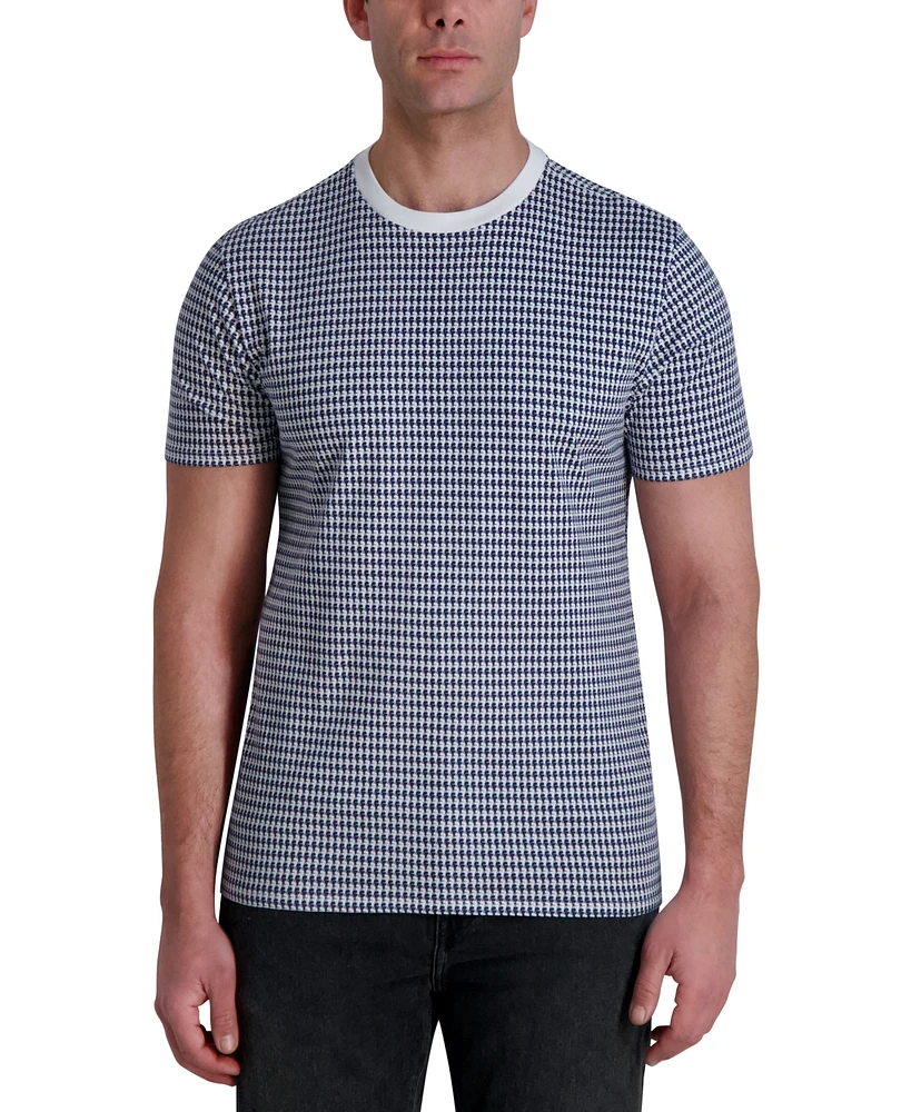 Karl Lagerfeld Paris Men's Houndstooth T-Shirt