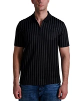 Karl Lagerfeld Paris Men's Stripe Polo Shirt