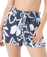 Roxy Juniors' Oceanside Stoke Cover-Up Shorts