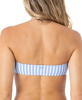 Roxy Juniors' Pacific Coast Highway Ring Bandeau Bikini Top