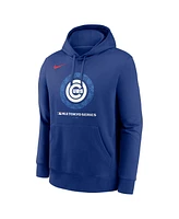 Nike Men's Royal Chicago Cubs 2025 Mlb World Tour: Tokyo Series Logo Club Fleece Pullover Hoodie