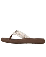 Skechers Women's Relaxed Fit: Asana - Ocean Breezier Flip-Flop Sandals from Finish Line