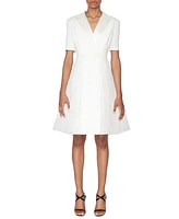 White Tie by Shani Women's Tuxedo Blazer A-Line Dress