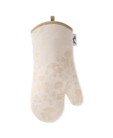 Fiesta Mushrooms Cotton Oven Mitt, 7" x 13"