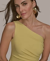 Donna Karan New York Women's Asymmetric-Neck Sheath Dress