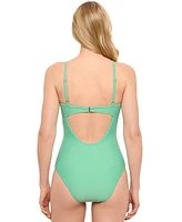 Salt + Cove Juniors' Double Keyhole One-Piece Swimsuit, Exclusively at Macy's