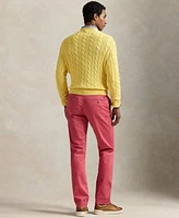 Polo Ralph Lauren Mens Cable Knit Cotton Sweater Oxford Shirt Chino Pants Leather Sneakers