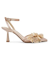 Betsey Johnson Women's Susie Flower Pointed Toe Pumps