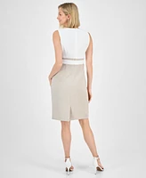 Kasper Women's Crepe Sheath Dress