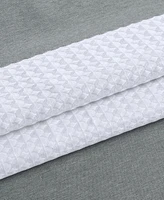 Madison Park Spa Waffle 3M-Scotchgard Shower Curtain