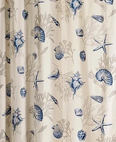 Madison Park Bayside Seashell Shower Curtain, 72" x 72"