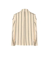 Pcfg Men's Free Heaven Kutnia Striped Oversized Blazer