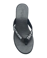 True Religion Ladies Doja Logo Thong Sandal