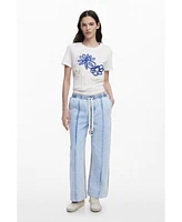 Desigual Women's Cropped Jogger Jeans
