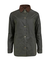 Celtic & Co. Women's Wax Cotton Lined Overshirt Jacket