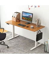 55 x 24 Inches Sit Stand Home Office Desk with 3 Memory Height Settings