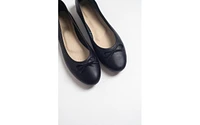 Florence Leather Ballerina Flats