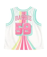 Barbie Girls Jersey Athletic Tank Top and Shorts Outfit Set