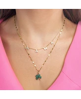 The Lovery Gold Mama Dangle Necklace 14K Gold