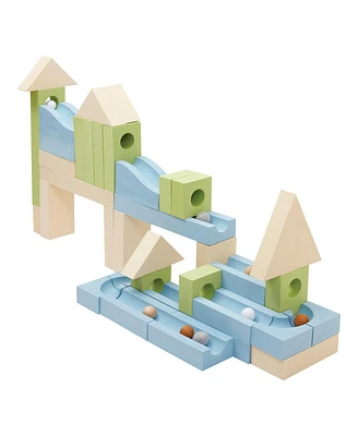 Kaplan Early Learning Ramp and Roll Discovery Blocks - 48 Pieces