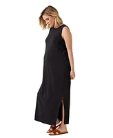 Ingrid + Isabel Maternity Sidekick Dress Black Xs