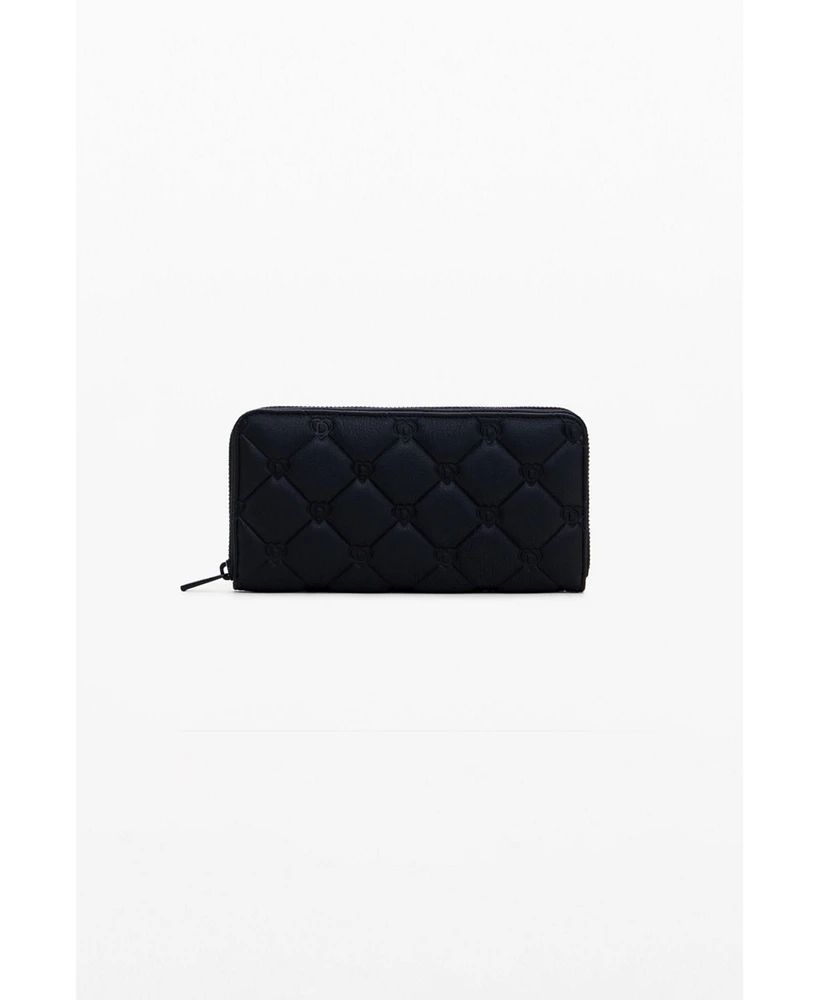 Desigual Women's Quilted logo wallet
