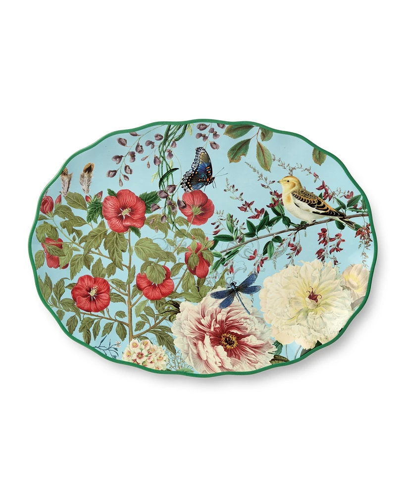 Certified International Flora Oval Platter