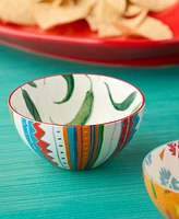 Certified International Caliente All-Purpose Bowls, Set of 6, Service for 6