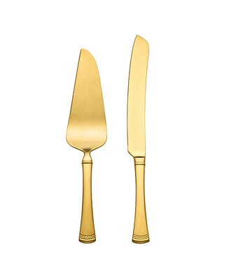 Lenox Portola Satin Gold 2-Pc. Dessert Set