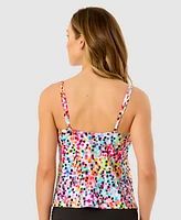 Anne Cole Women's Abstract Dot Tankini Top