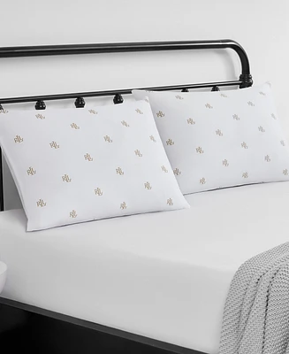 Lauren Ralph Lauren Logo Firm Density 2-Pack Down Alternative Pillow
