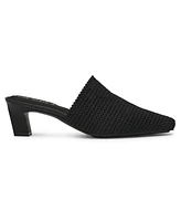 Anne Klein Women's Sianna Knit Block Heel Mules