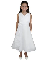 Us Angels Little and Big Girls V neckline Dress