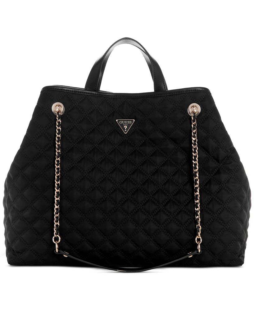 Guess Giully Large Two-in-One Quilted Tote Bag