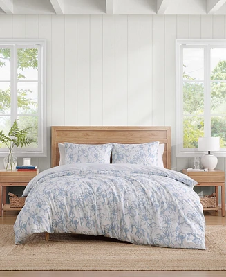 Tommy Hilfiger Ethereal Floral Cotton -Pc. Duvet Cover Set
