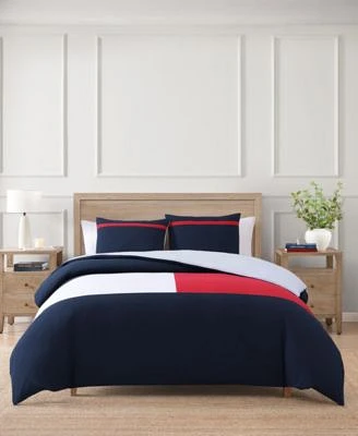 Tommy Hilfiger Iconic Anniversary Seersucker Duvet Cover Set