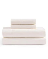 Tommy Hilfiger Solid 200 Thread Count Cotton Percale Sheet Set