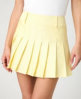 French Connection Women's Sabine Twill Pleated Mini Skirt
