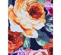 Xscape Women's One-Shoulder Floral Chiffon Dress