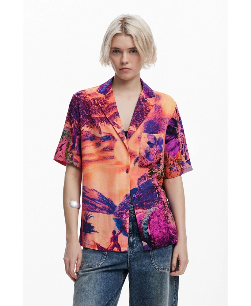 Desigual Women's Shirt designed by Mr. Christian Lacroix