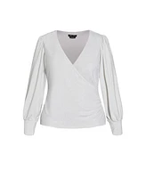 City Chic Plus Size Glowing Top