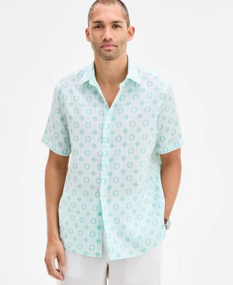 Club Room Men's Marks Medallion Shirt, Exclusively at Macy's