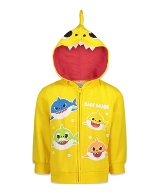 Baby Shark Toddler Boys Pinkfong Shark Zip Up Cosplay Hoodie