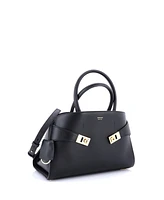 Pre-Owned Salvatore Ferragamo Small Hug Gancini Top Handle Bag Leather